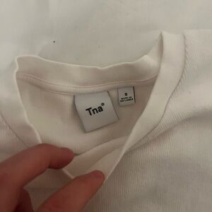 TNA Men's Cream Crewneck Sweater